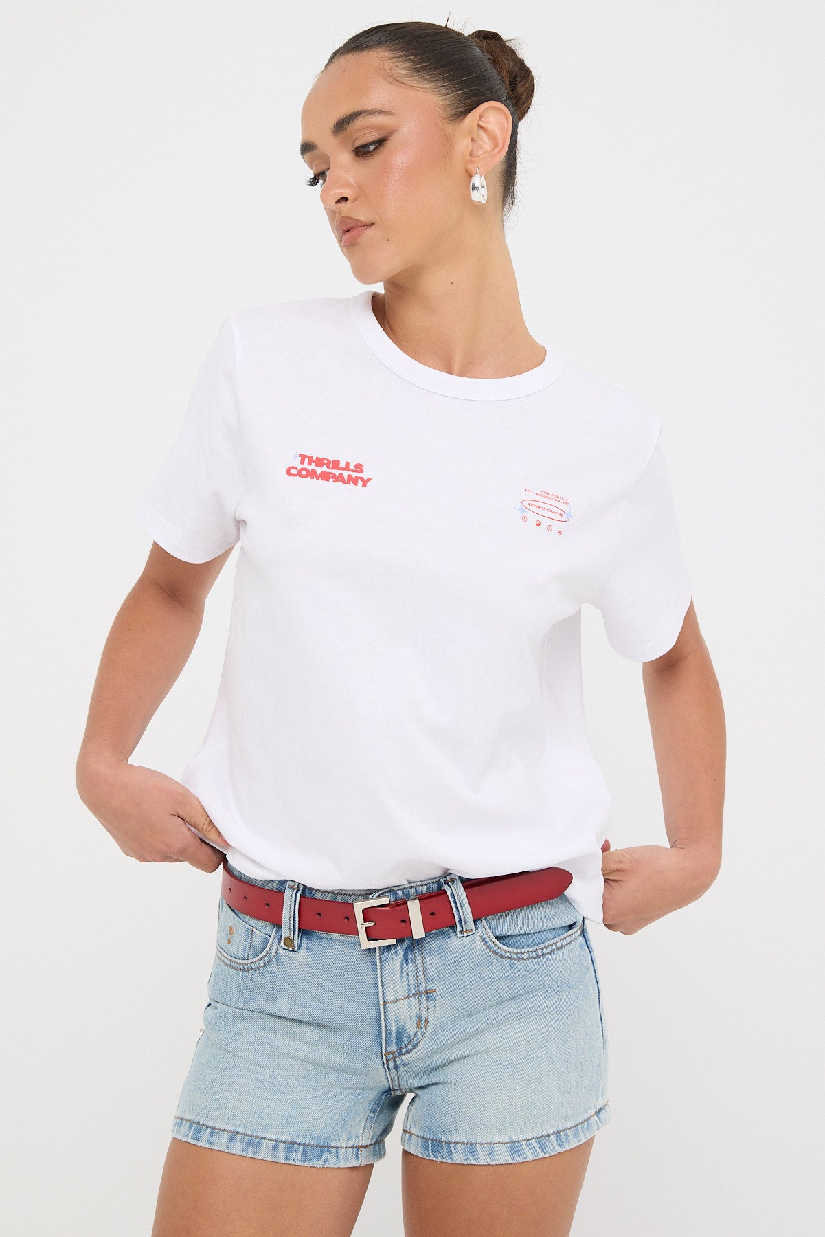 Thrills Specialty Service Relaxed Tee White