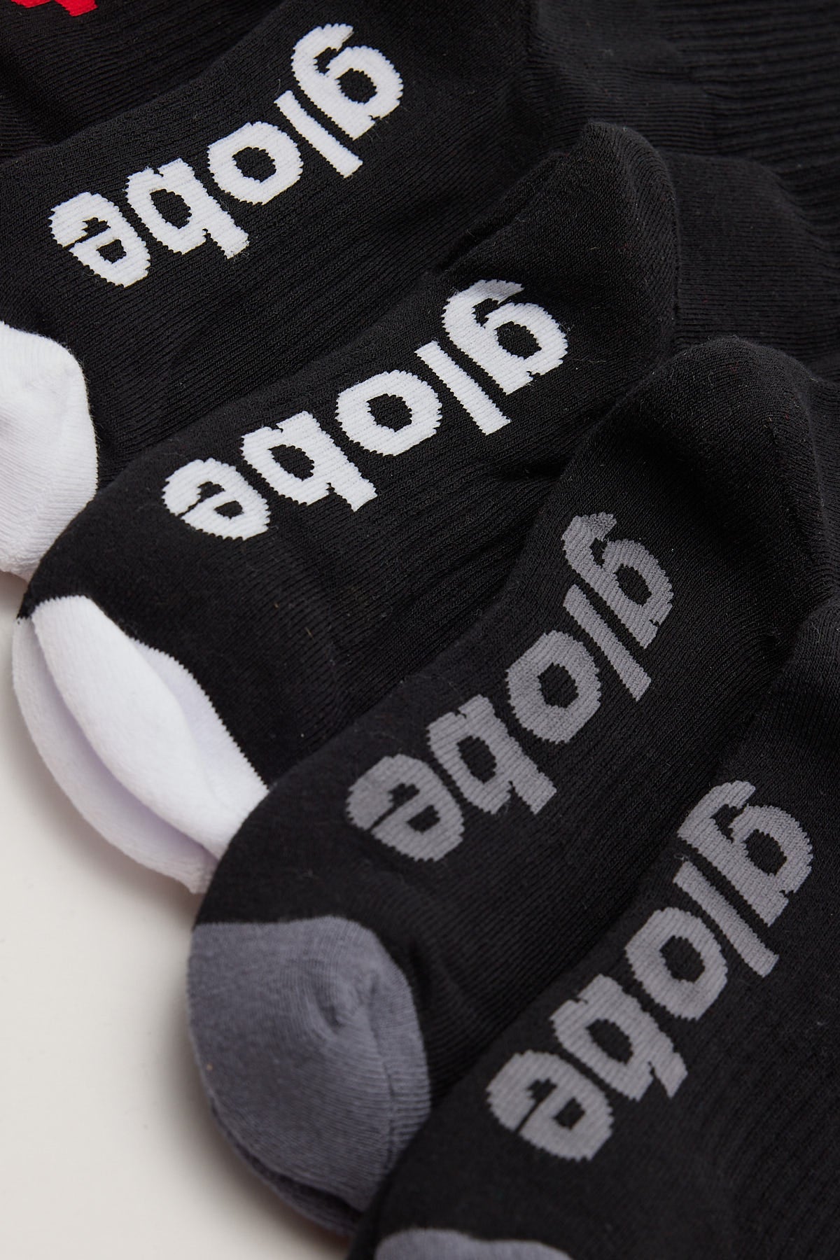 Globe OG Sock 5 Pack Black/Assorted