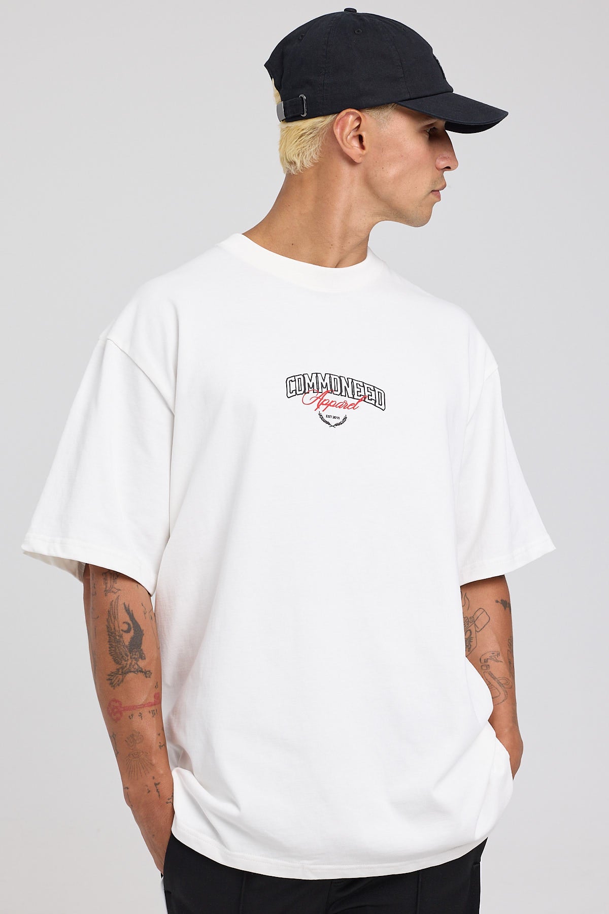 Common Need Grand Heavyweight Boxy Tee White