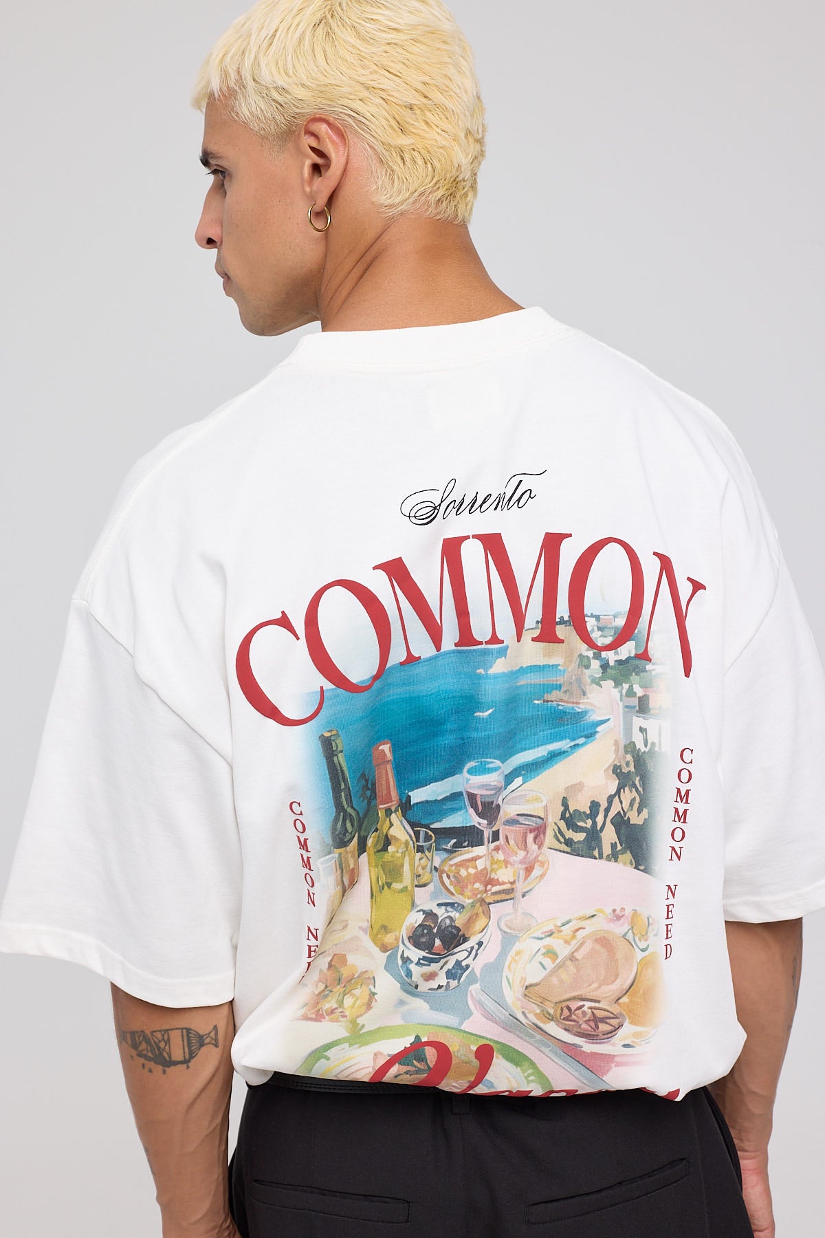 Common Need Sorrento Heavyweight Easy Tee White