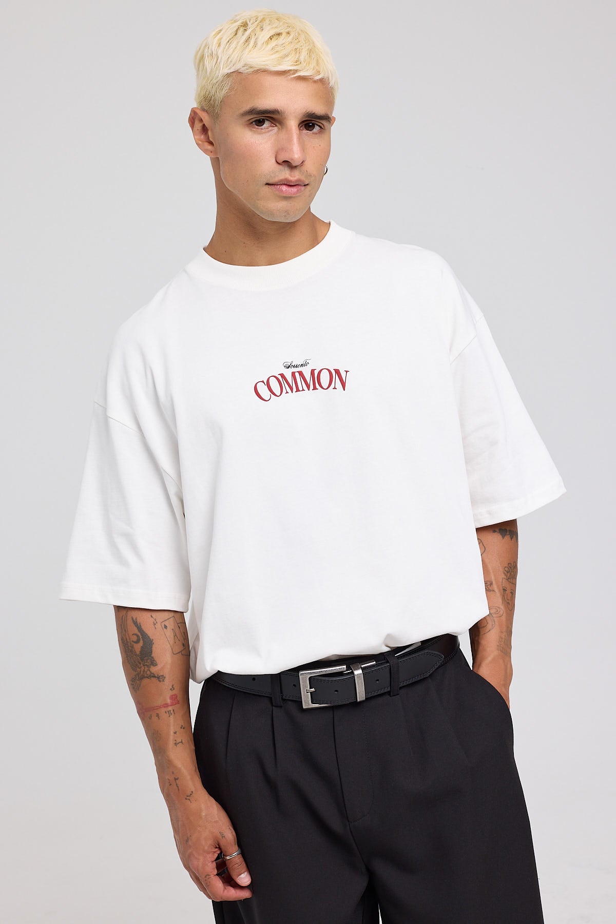 Common Need Sorrento Heavyweight Easy Tee White