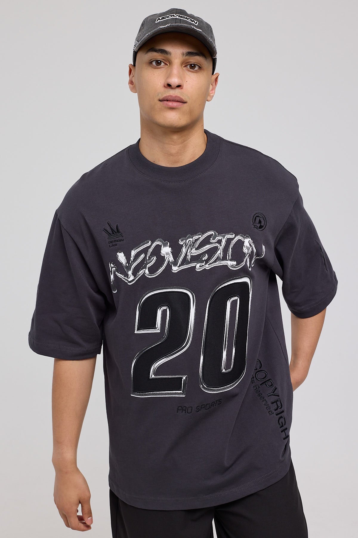 Neovision Fusion Street Super Heavy Tee Acid Black