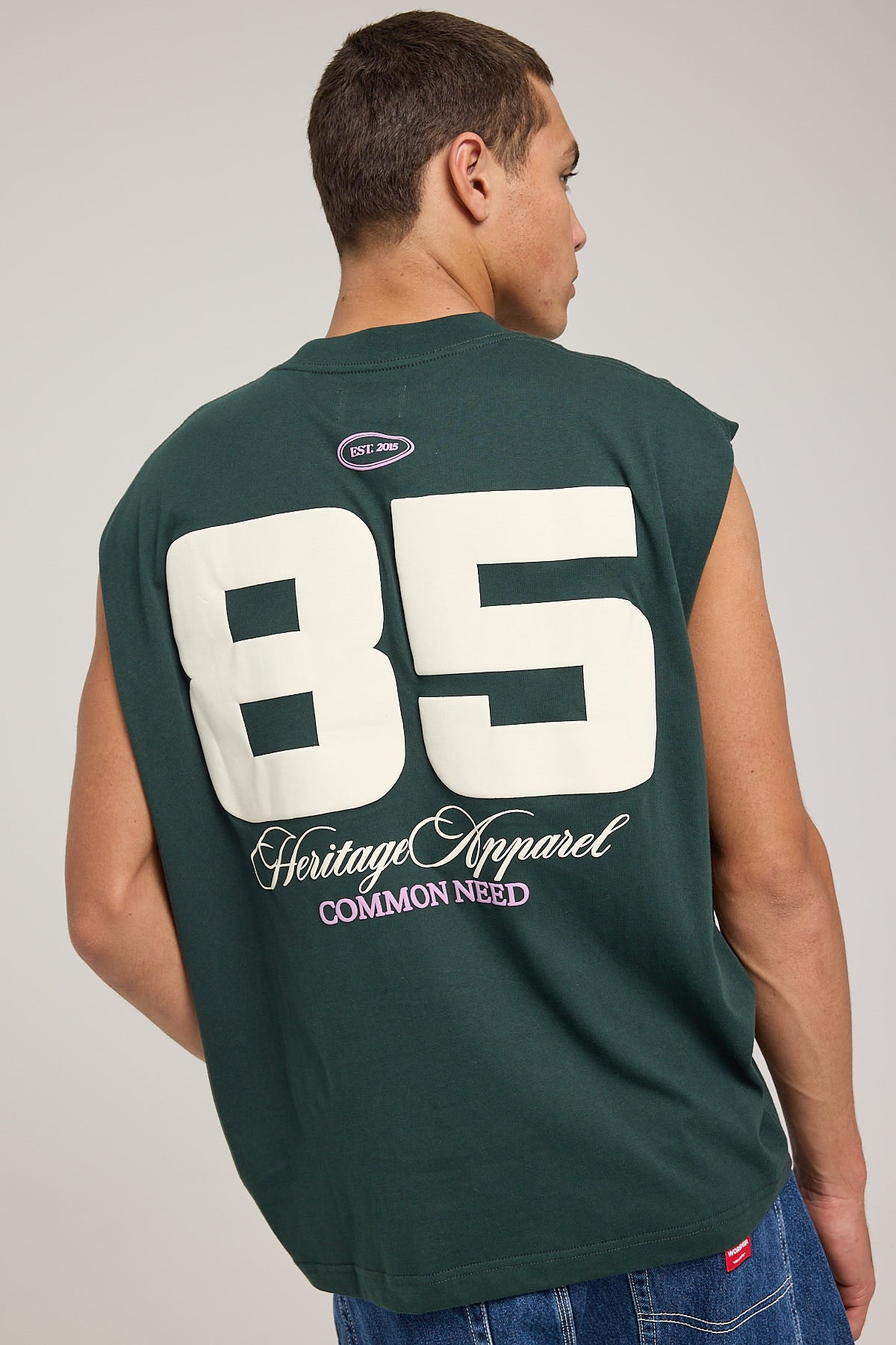 Common Need Brady Muscle Tank Green