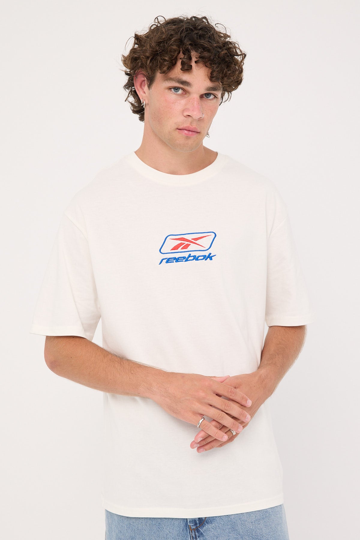 Reebok Reebok Logo Tee Chalk