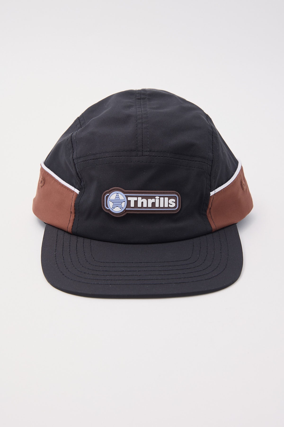 Thrills Gazed Curved 5 Panel Cap Black