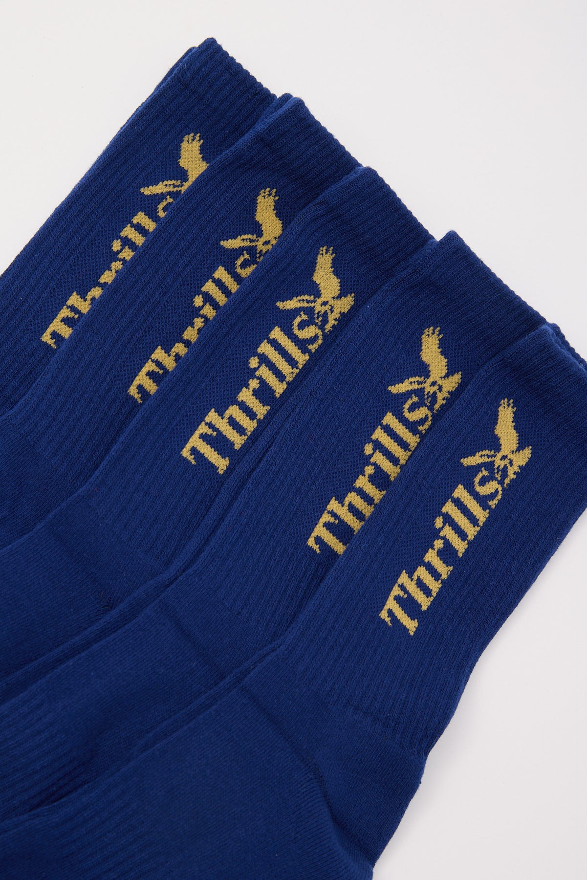 Thrills Thrills Workwear 5 Pack Sock Estate Blue