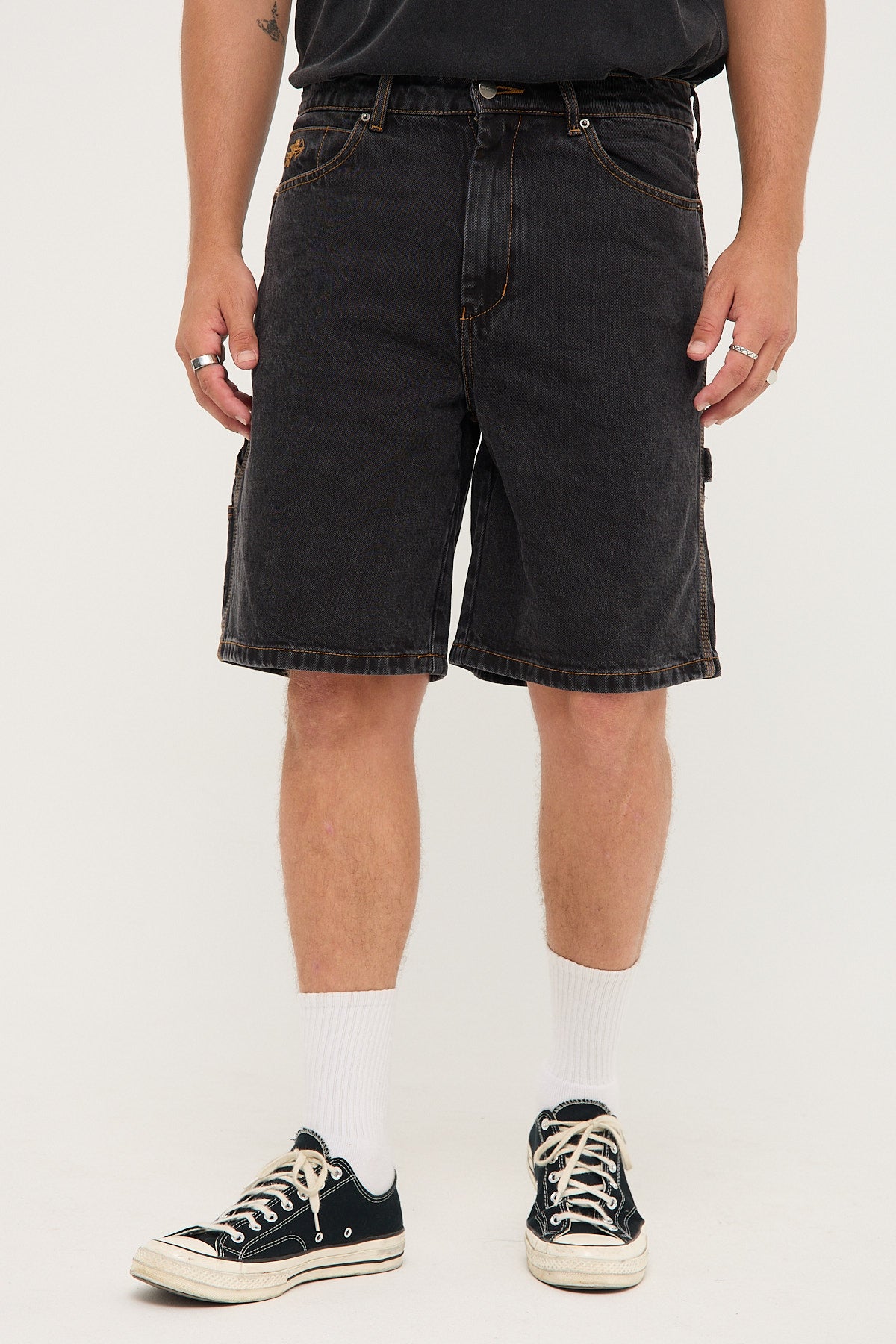 Worship Nucore Carpenter Short Black Rinse