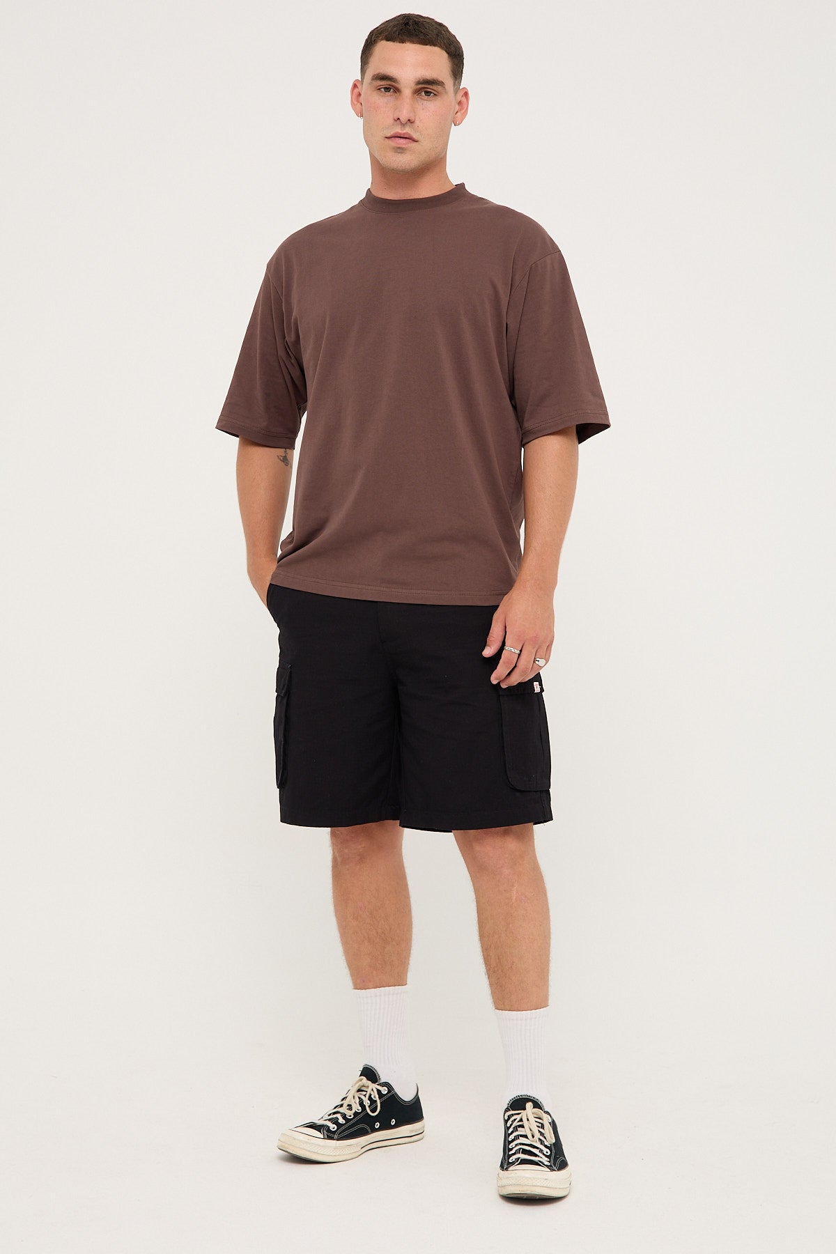 Worship Prequil Cargo Short Black