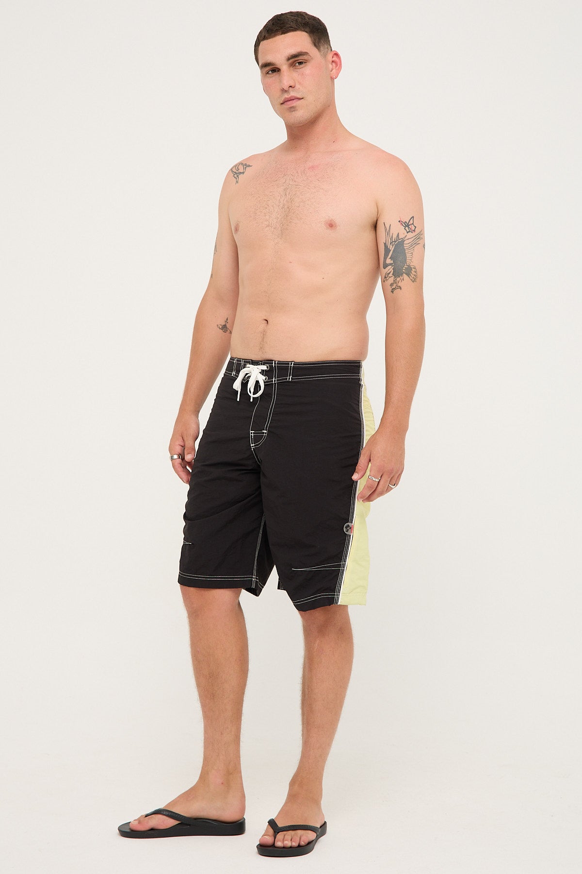 Worship Boardriderr Boardshort Black/Lime