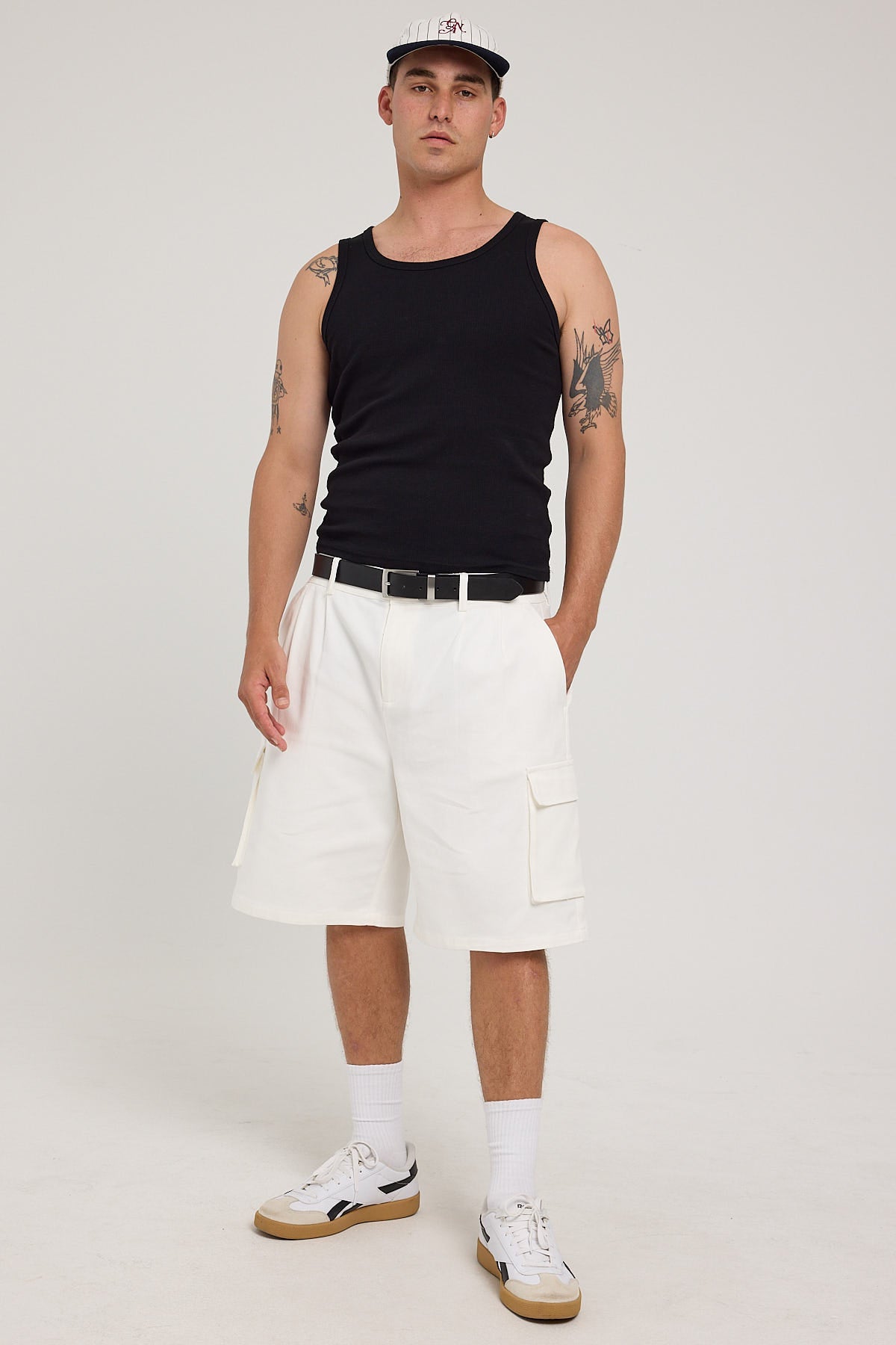 Common Need Mayers Cargo Short Ecru