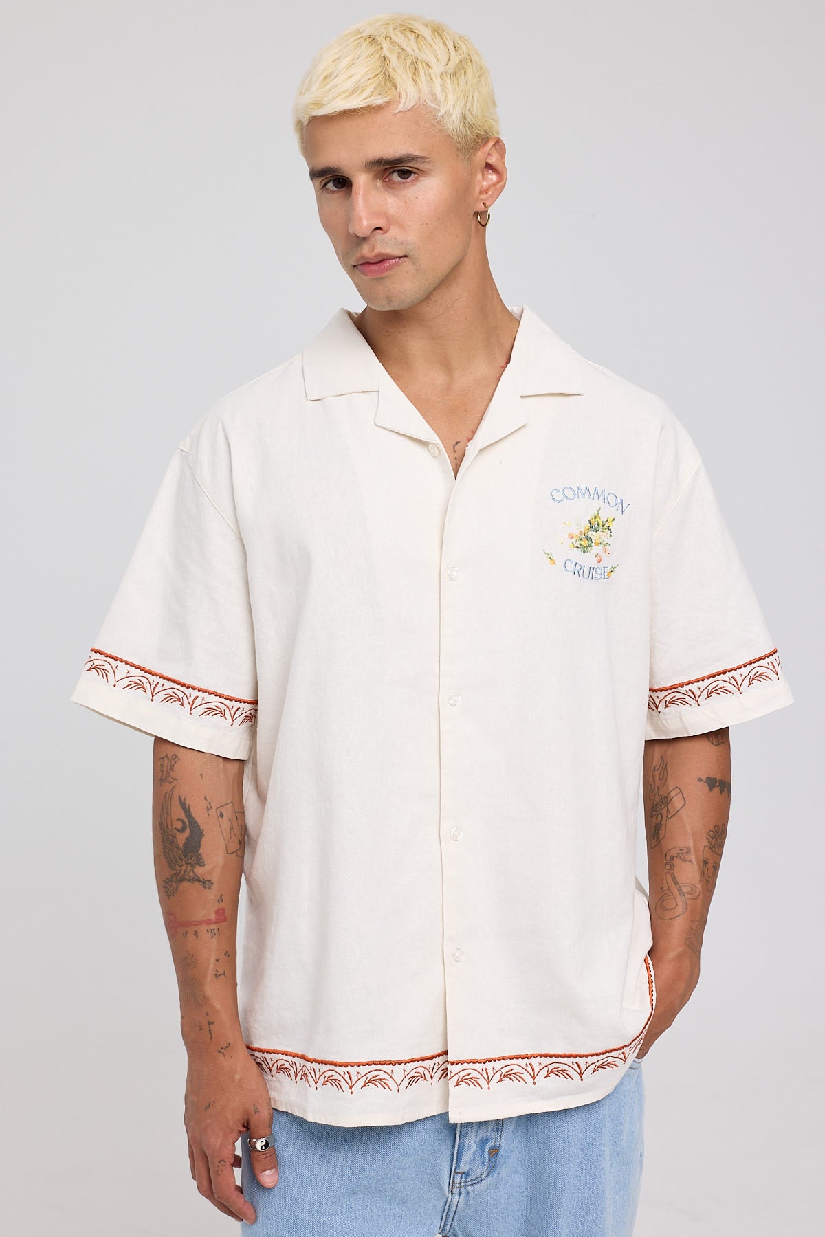 Common Need Cruise Resort Shirt White