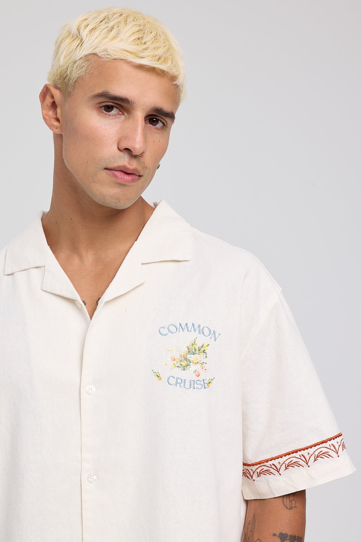 Common Need Cruise Resort Shirt White