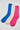 Common Need Aspen Sock 3 Pack Ecru/Pink/Cobalt