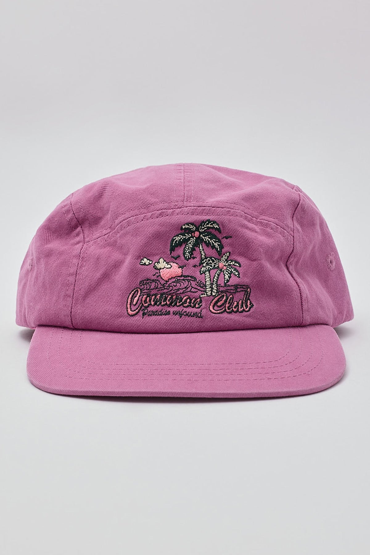 Common Need Paradise 5 Panel Cap Washed Berry