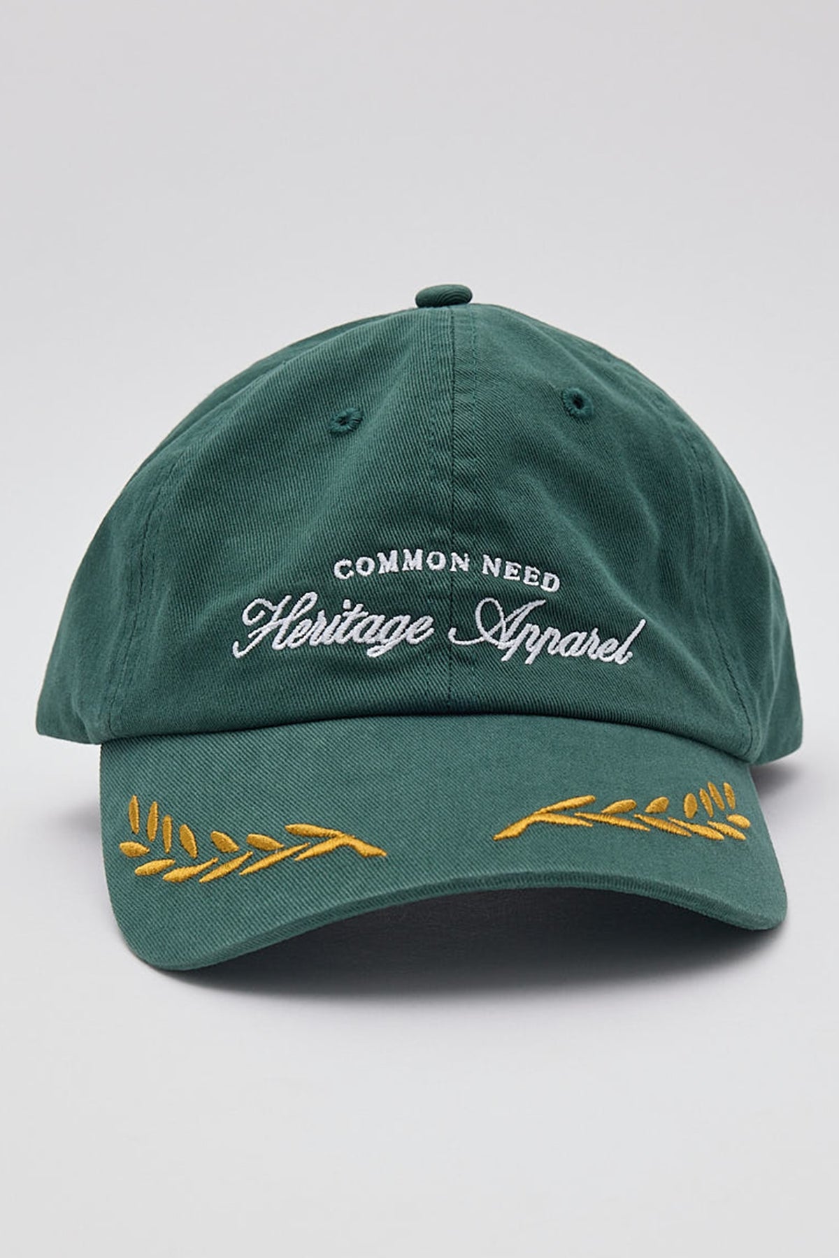 Common Need Heritage Dad Cap Green