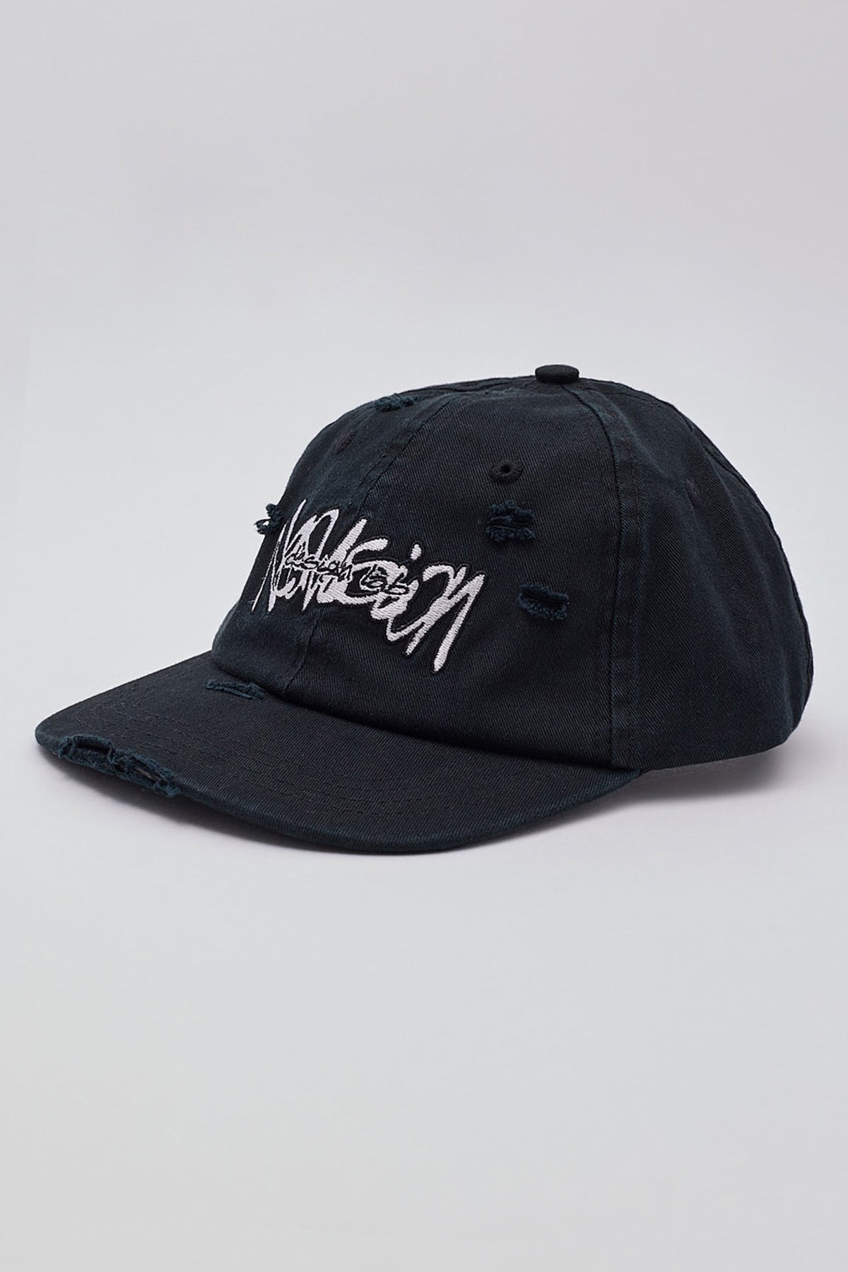 Neovision Radical Distressed Dad Cap Enzyme Washed Black