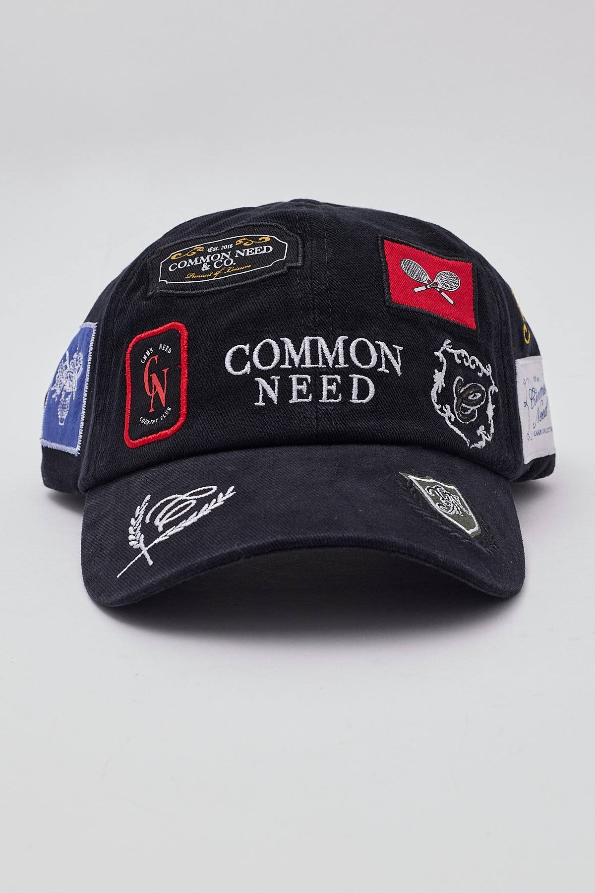 Common Need Stamp Dad Cap Black