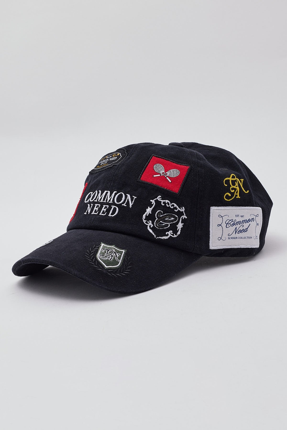 Common Need Stamp Dad Cap Black