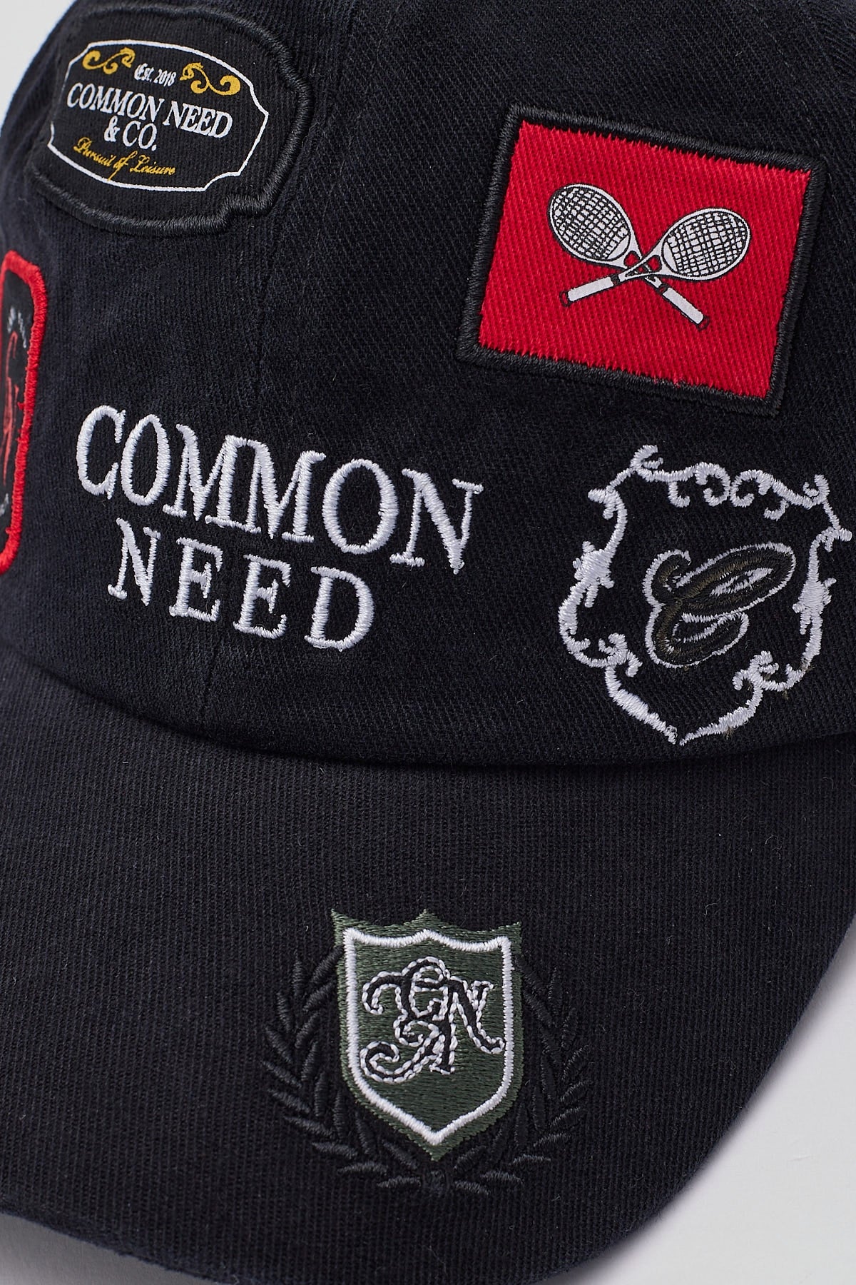 Common Need Stamp Dad Cap Black