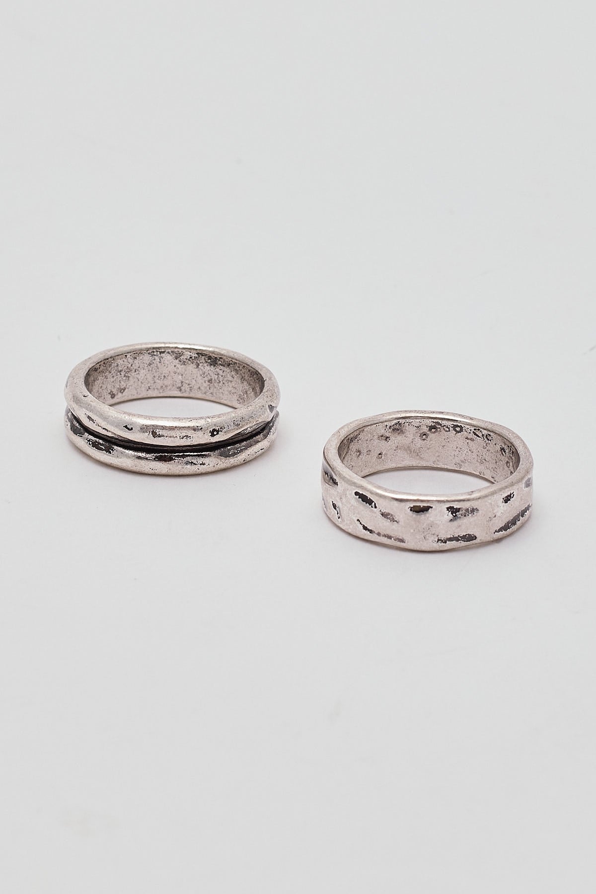 Neovision Decibel Ring 2 Pack Antique Silver