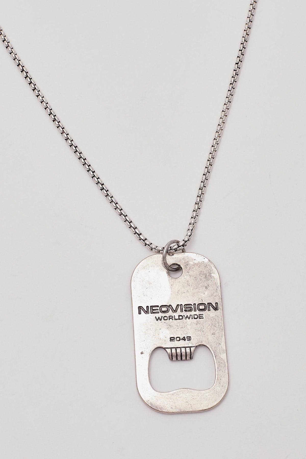 Neovision Transient Bottle Opener Necklace Silver