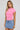 L&t Recycled Longline Baby Tee Pink