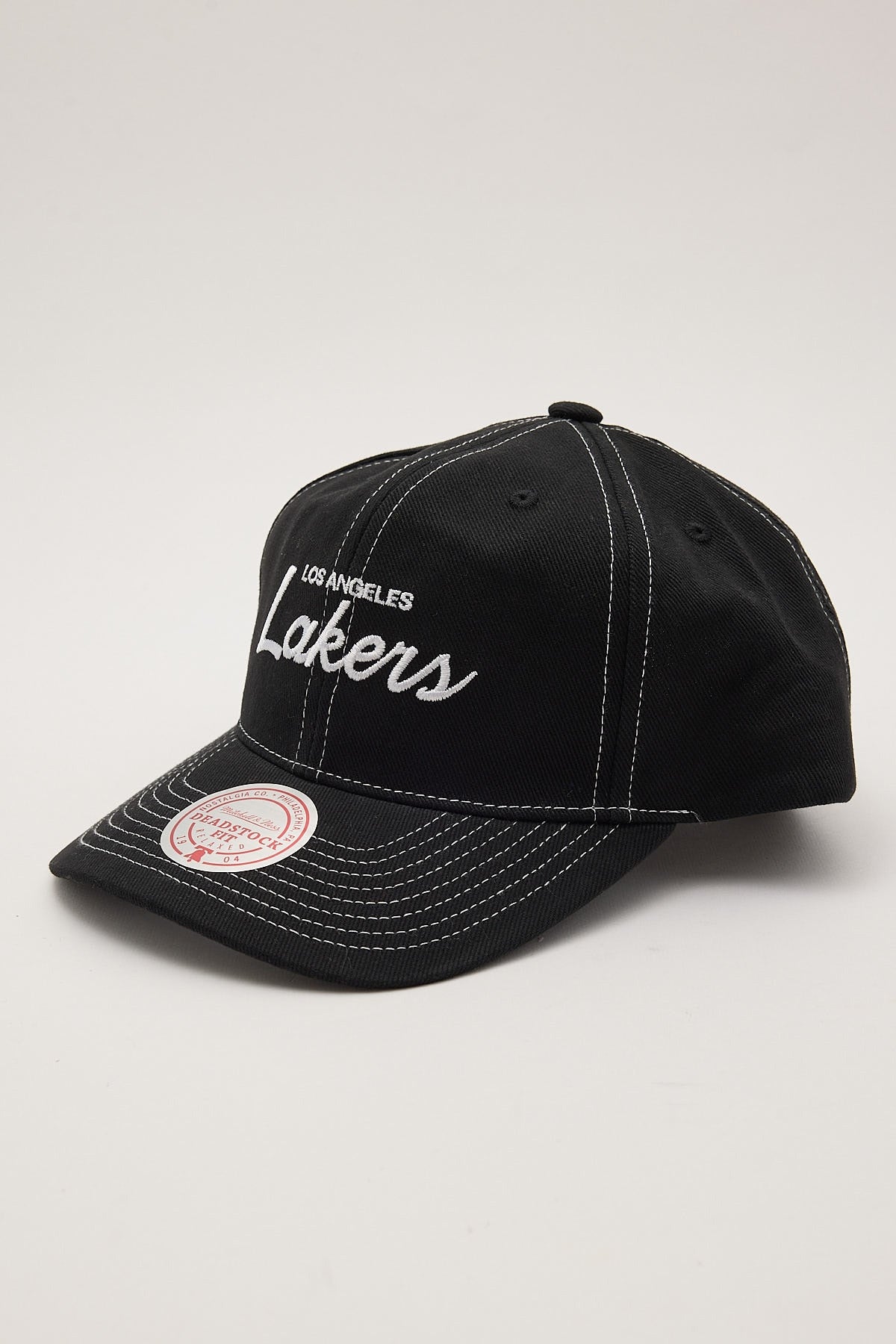 Mitchell & Ness Lakers Script Origin Cap Black