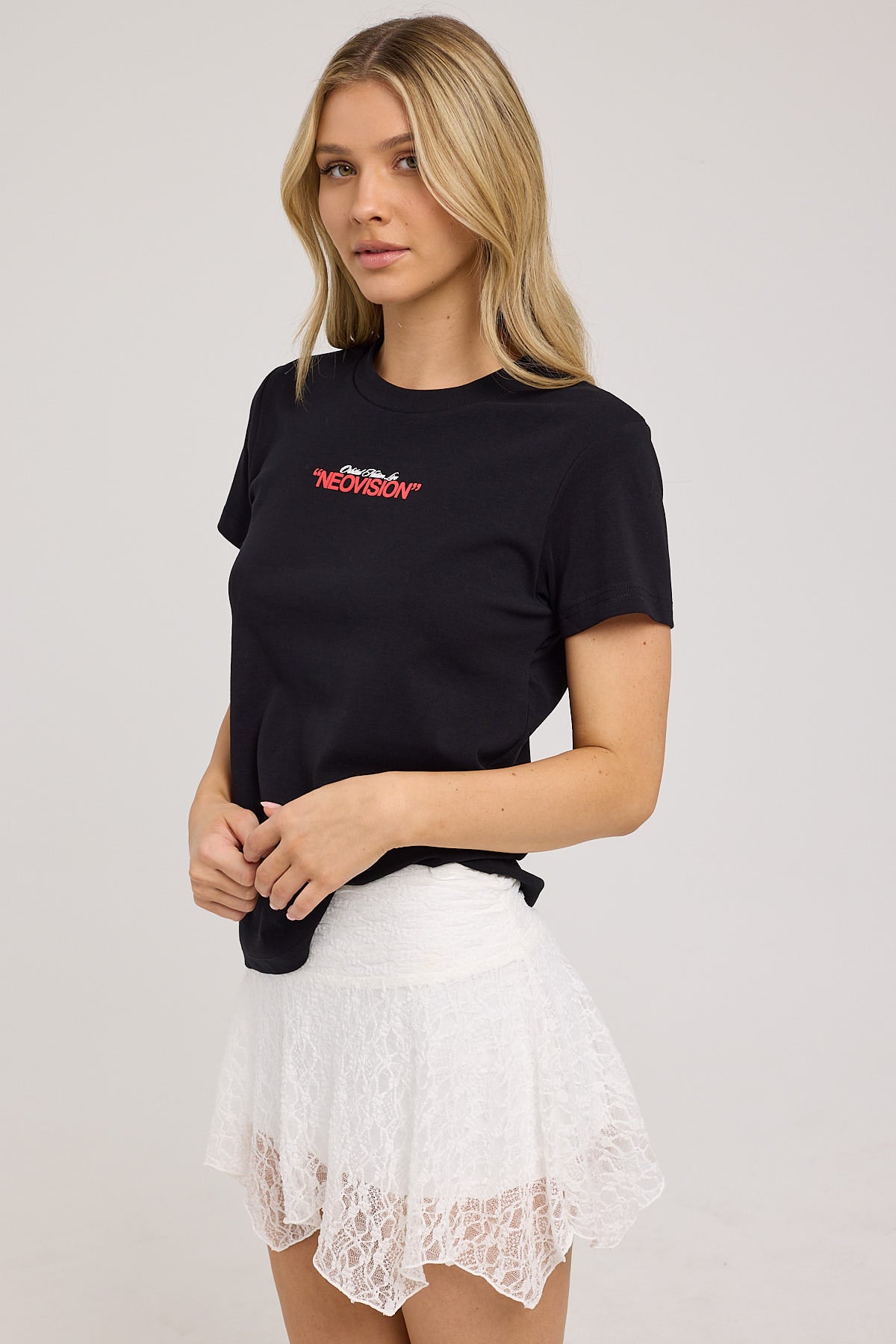 Neovision Club Nova Relaxed Baby Tee Black