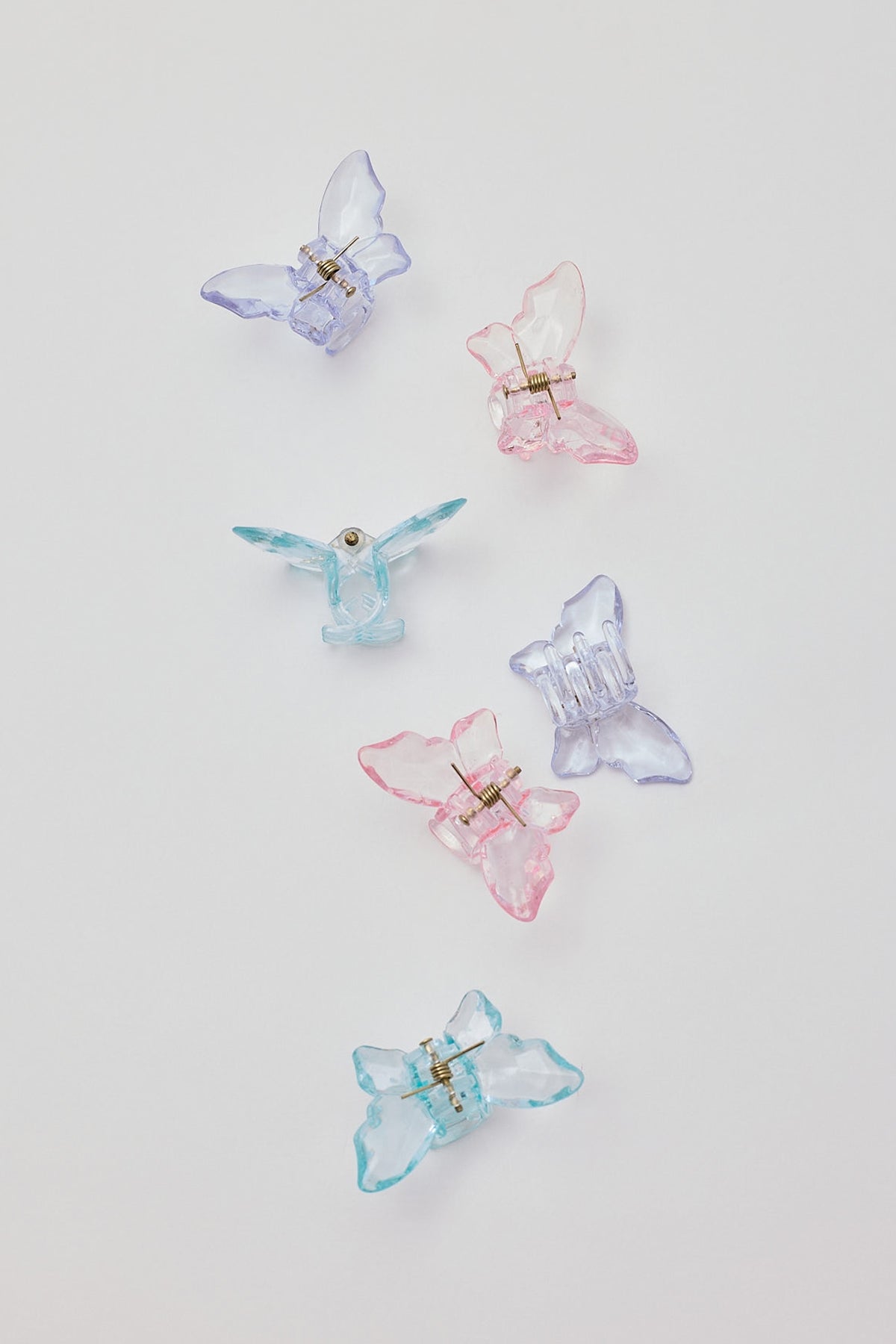 Token Butterfly Hair Clips Multi