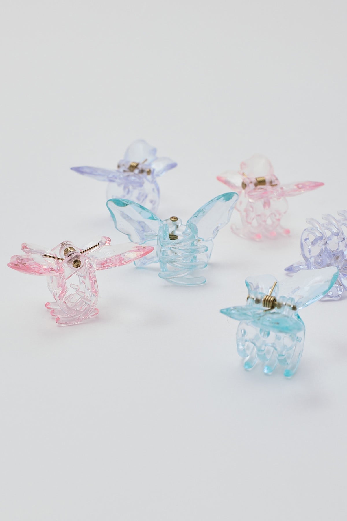 Token Butterfly Hair Clips Multi