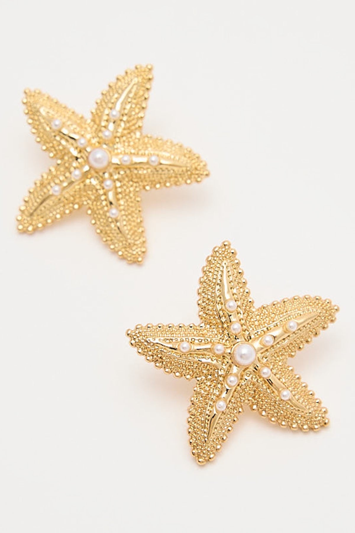 Perfect Stranger Delphine Starfish Pearl Earrings 18K Gold