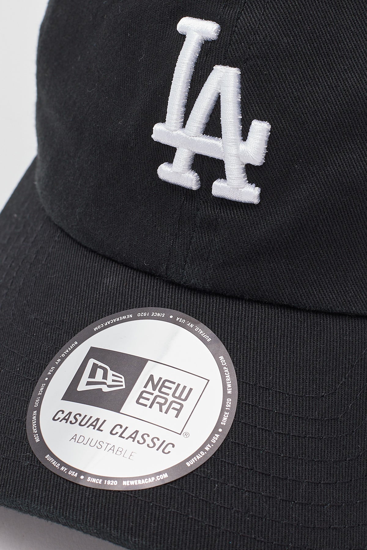 New Era Casual Classic Midi Logo Los Angeles Dodgers Cap Black OTC/White Midi Logo