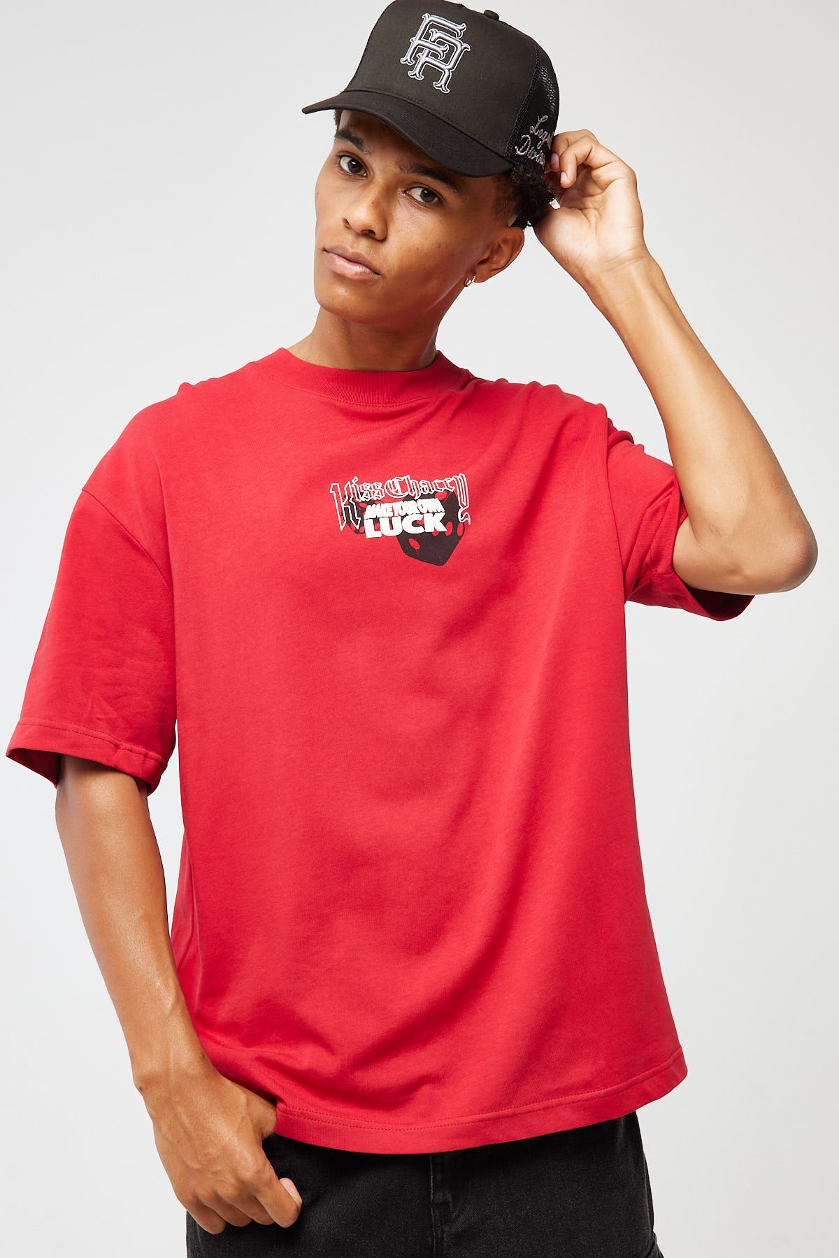 Kiss Chacey Luck Street Tee Chilli Red