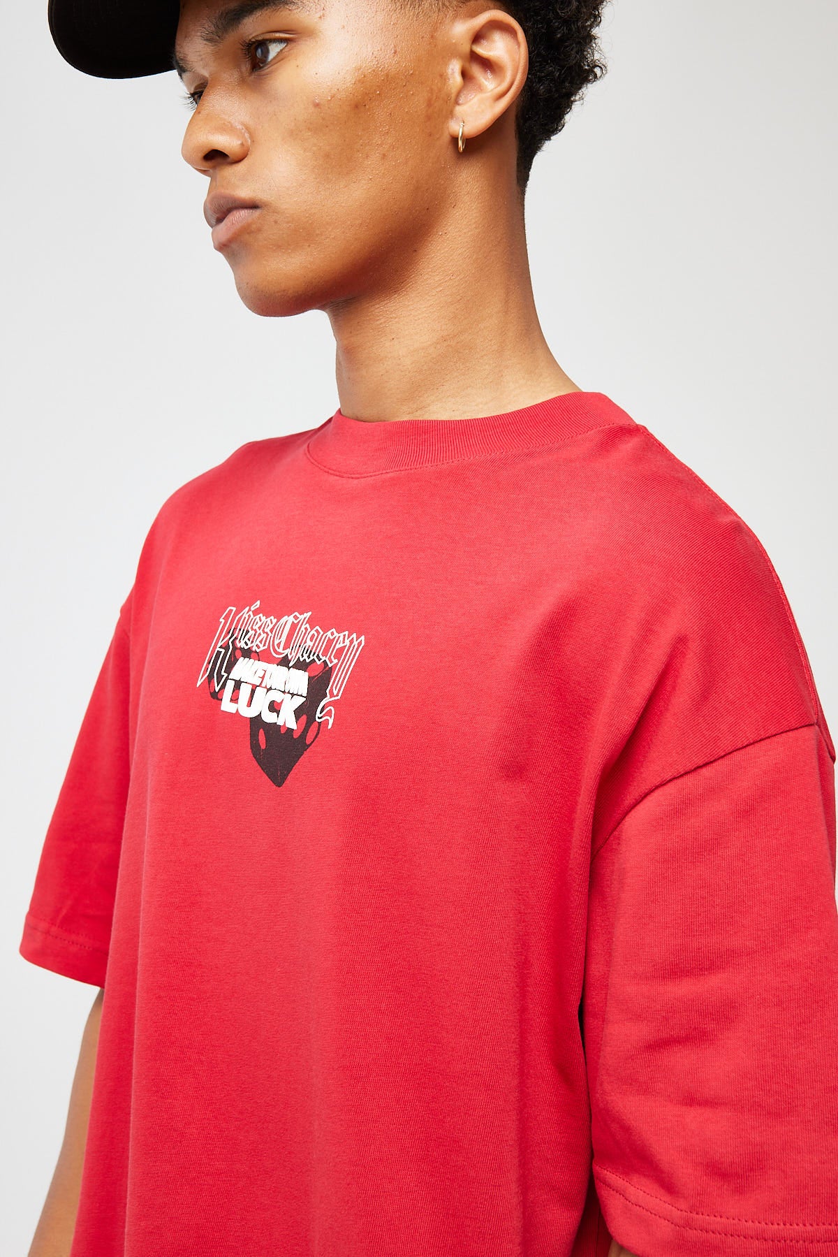 Kiss Chacey Luck Street Tee Chilli Red