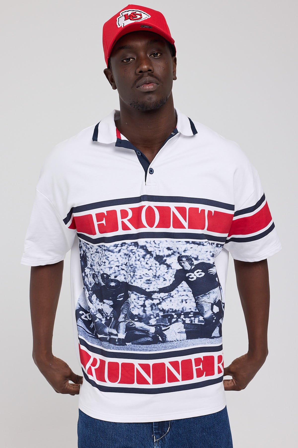 Front Runner Tyson Oversized Polo White