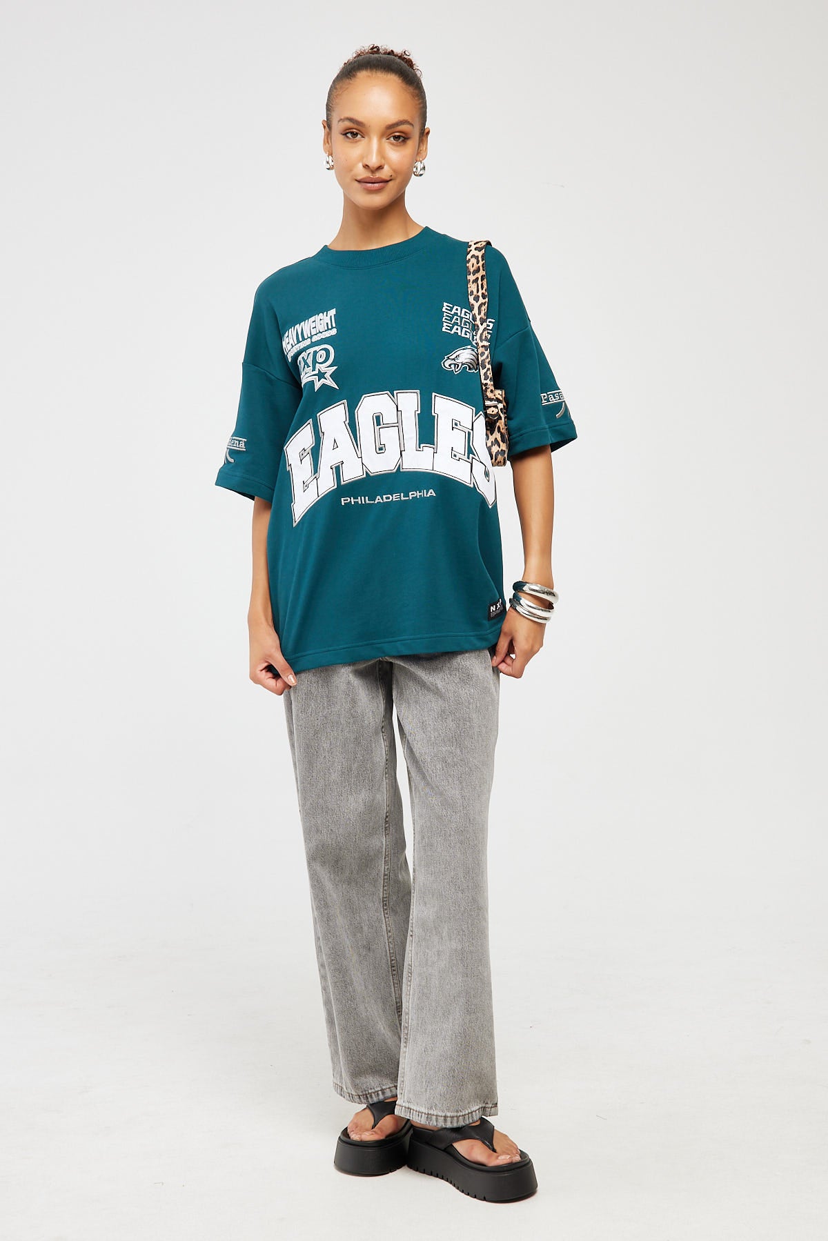 Nena & Pasadena Philadelphia Tee Midnight Green