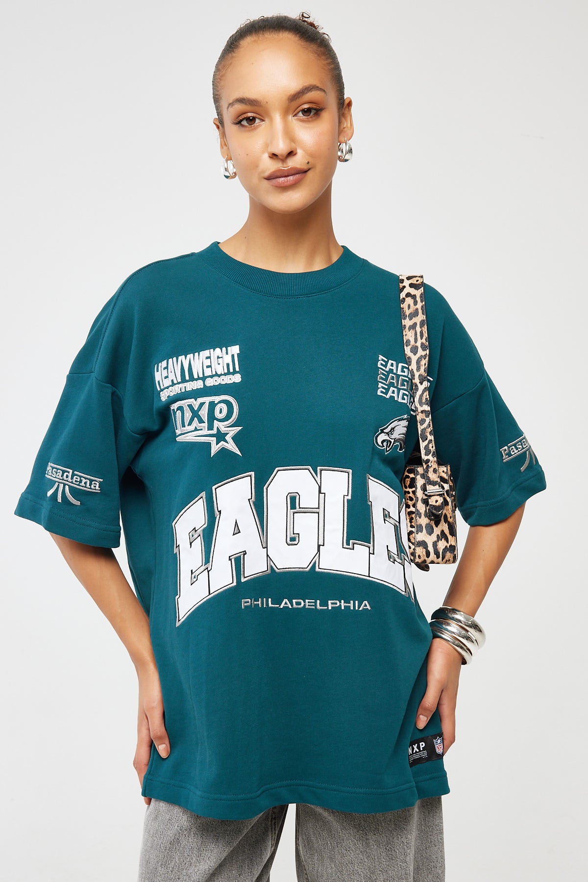 Nena & Pasadena Philadelphia Tee Midnight Green