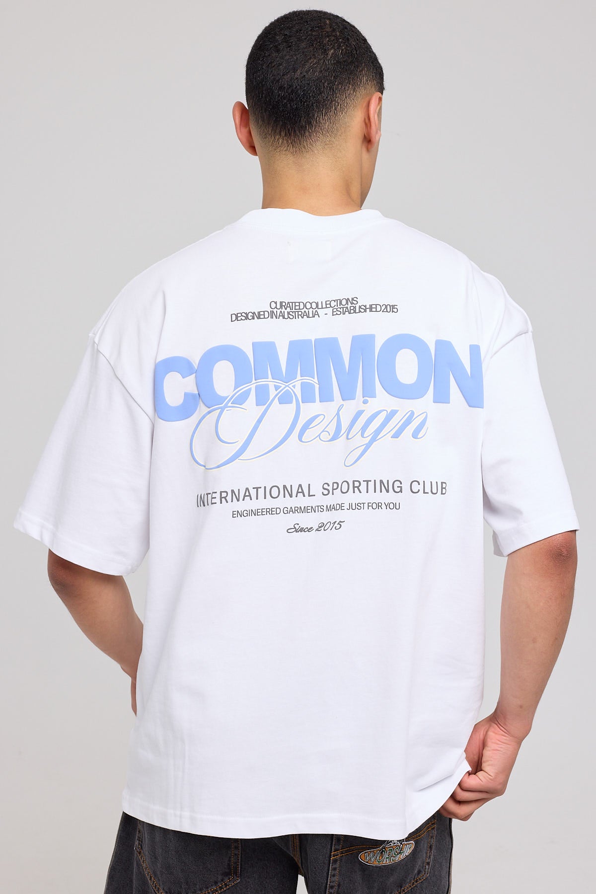 Common Need Compose Heavyweight Easy Tee White