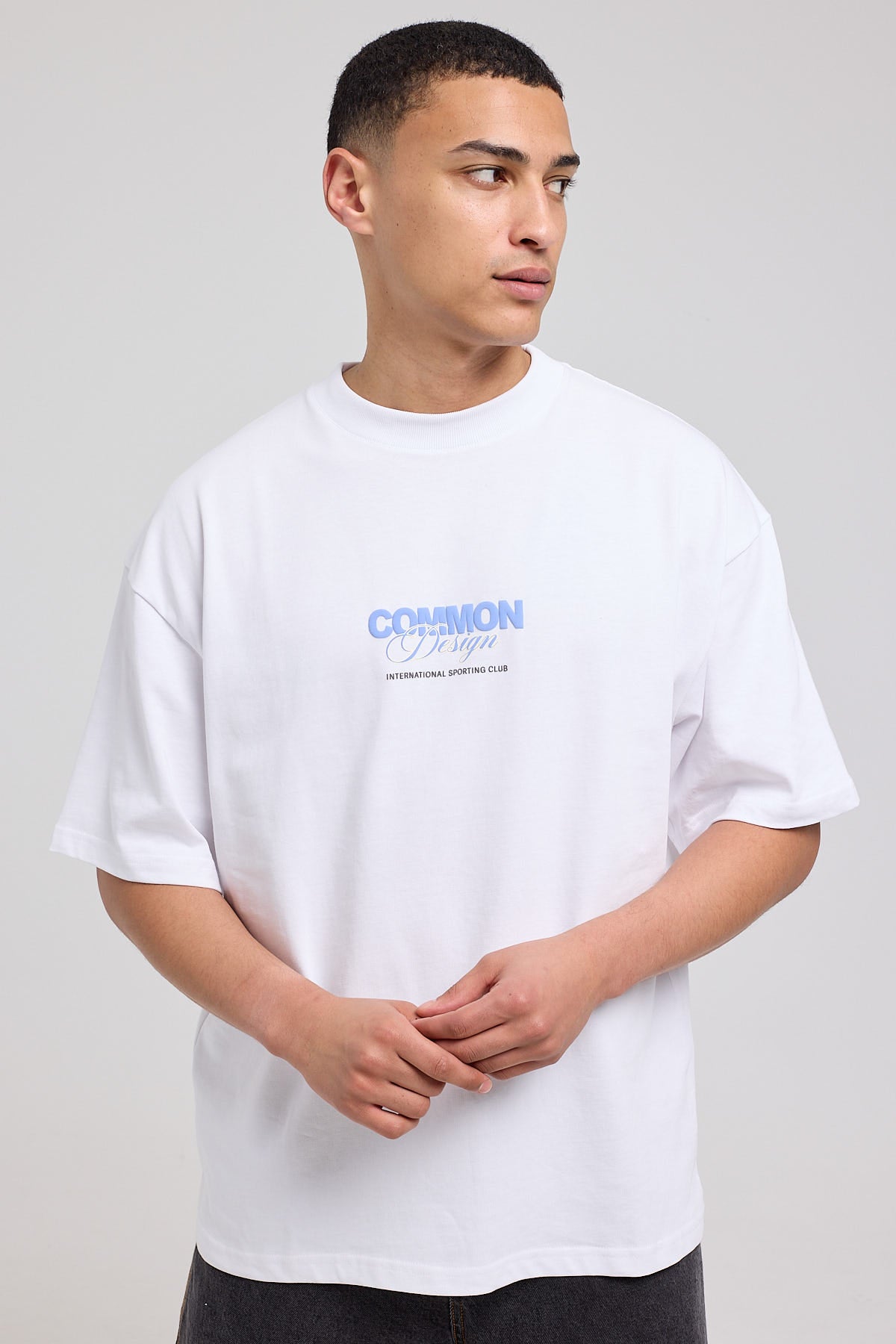 Common Need Compose Heavyweight Easy Tee White