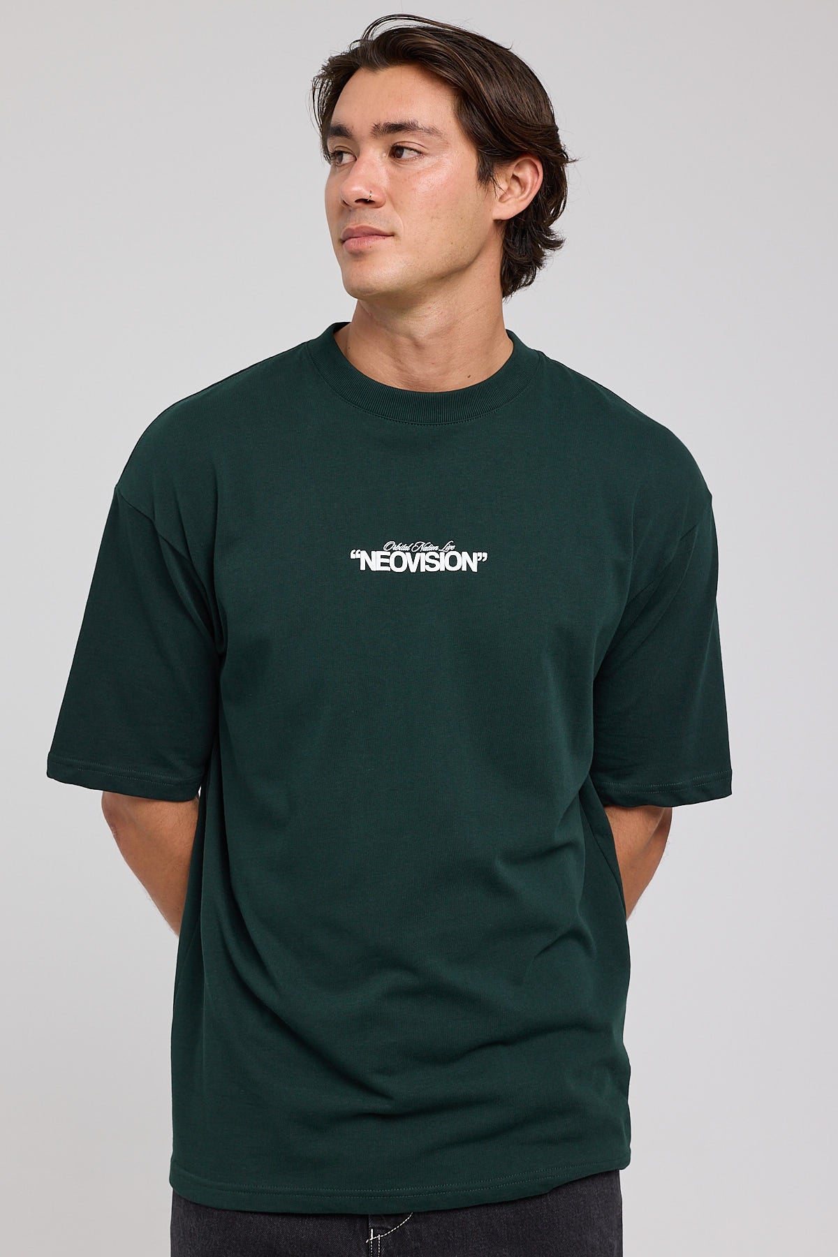 Neovision Noise Club Oversize Super Heavy Tee Dark Green