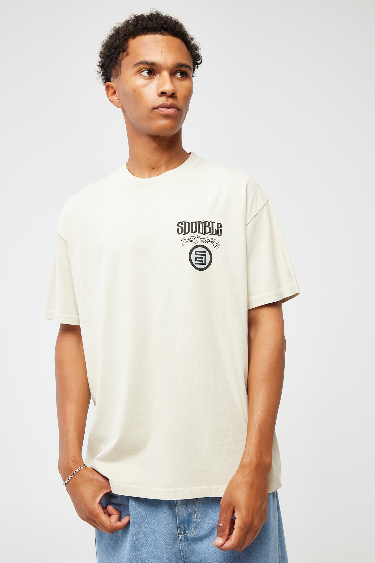 Sdouble Combo Platter Tee Washed Sand