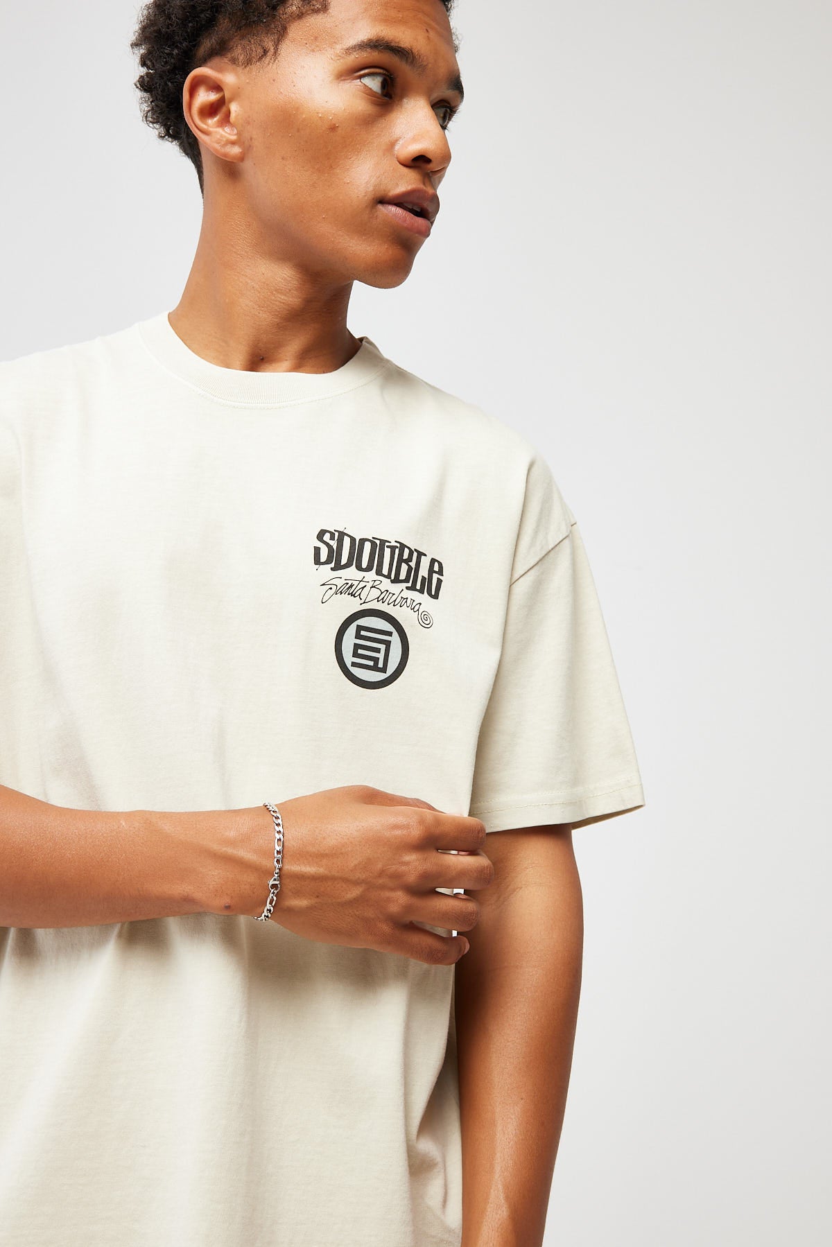 Sdouble Combo Platter Tee Washed Sand