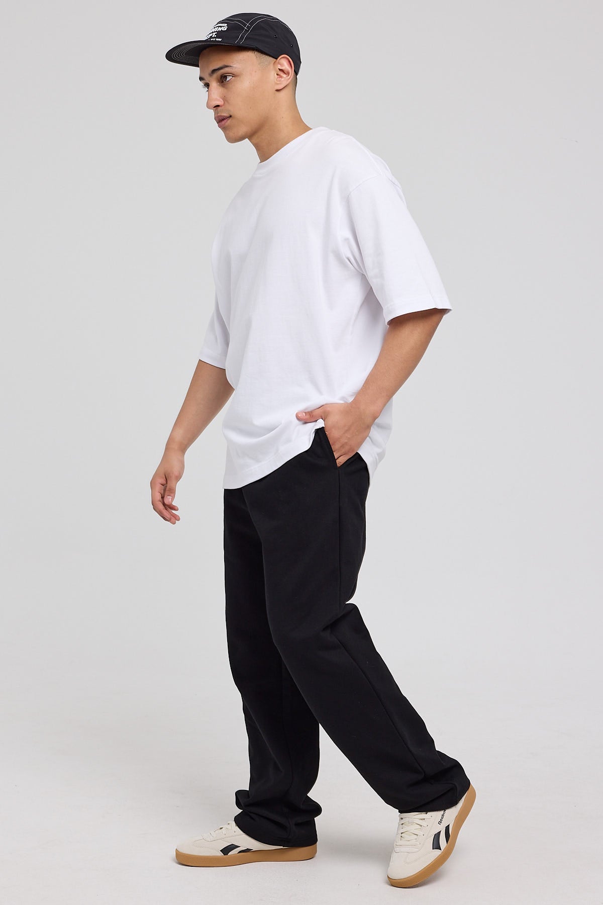 Front Runner Straight Leg Track Pant Black