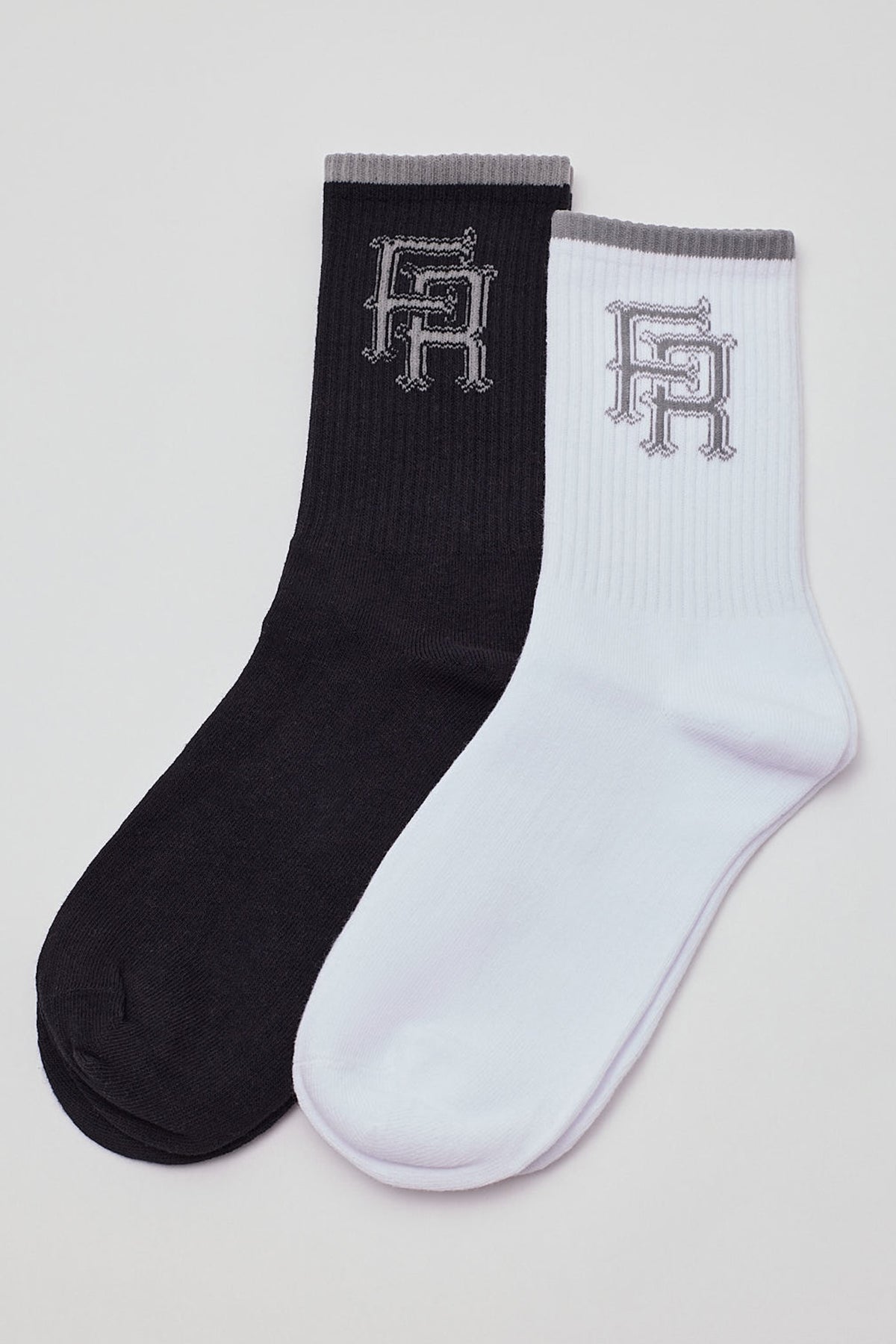 Front Runner Legends Logo 2 Pack Socks White/Black