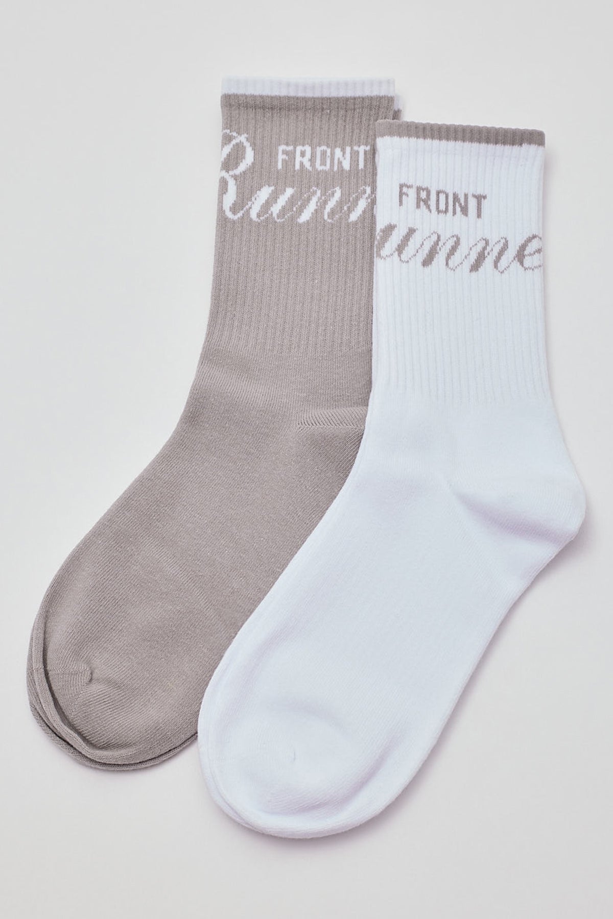 Front Runner Front Runner Classic 2 Pack Socks Grey Marle/White