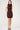 Perfect Stranger Rosewood High Neck Mini Dress Brown