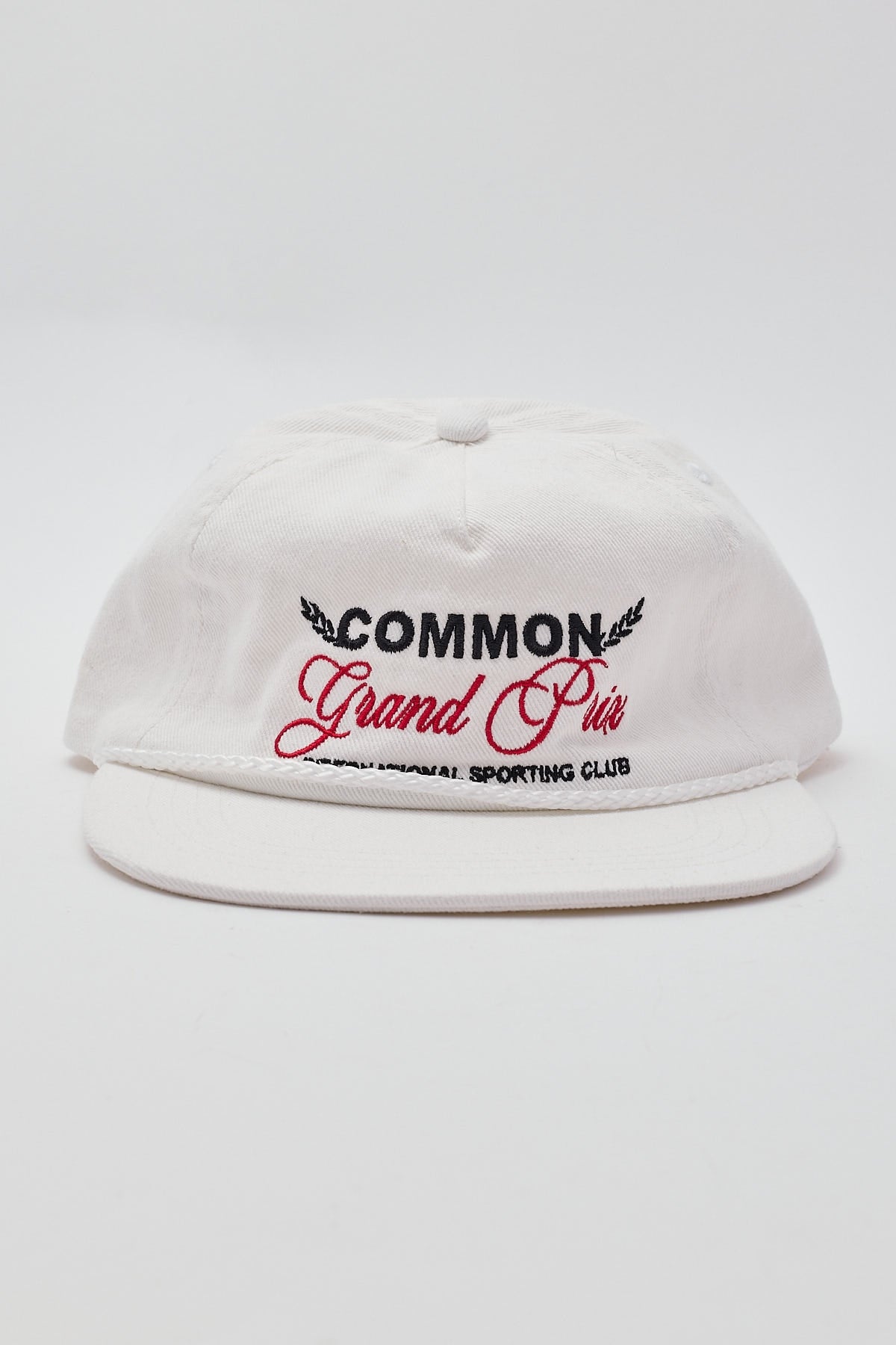 Common Need Grand Prix Skate Cap Off White