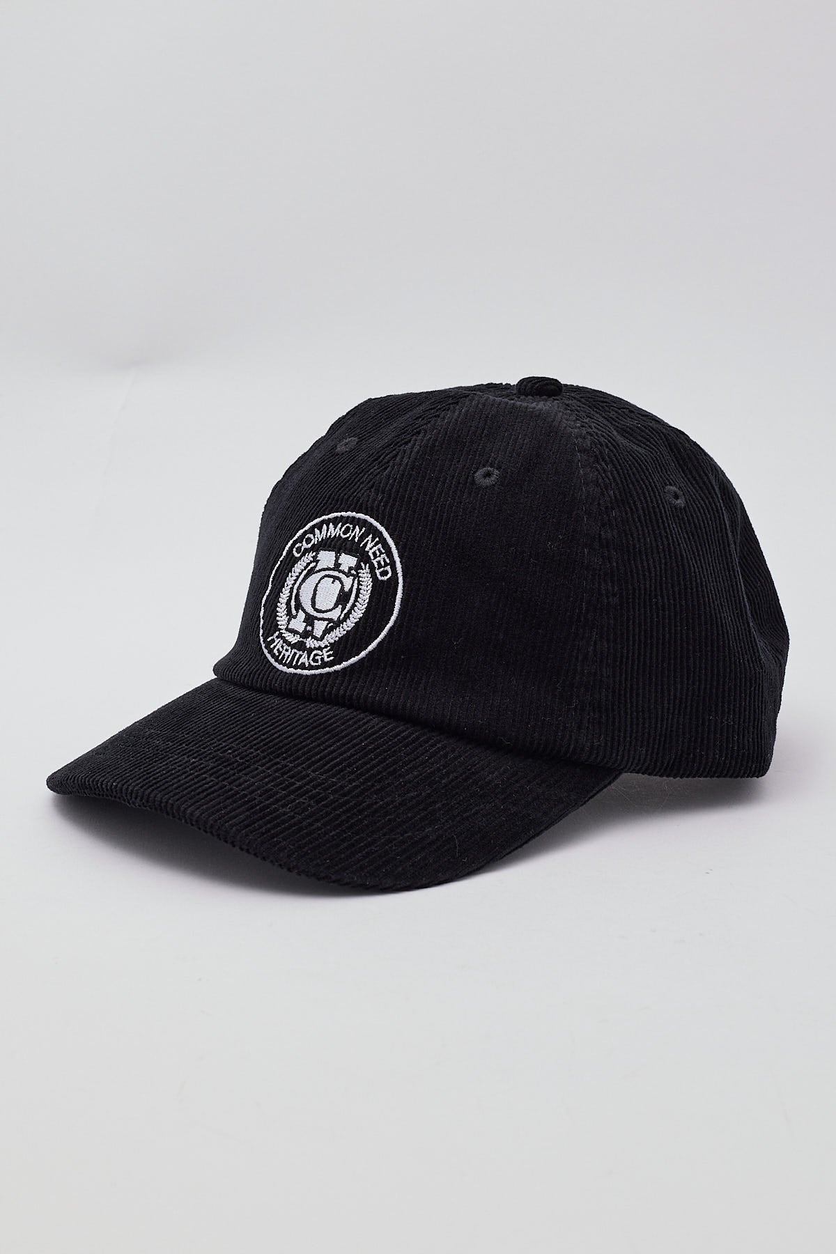 Common Need Emblem Cord Dad Cap Black