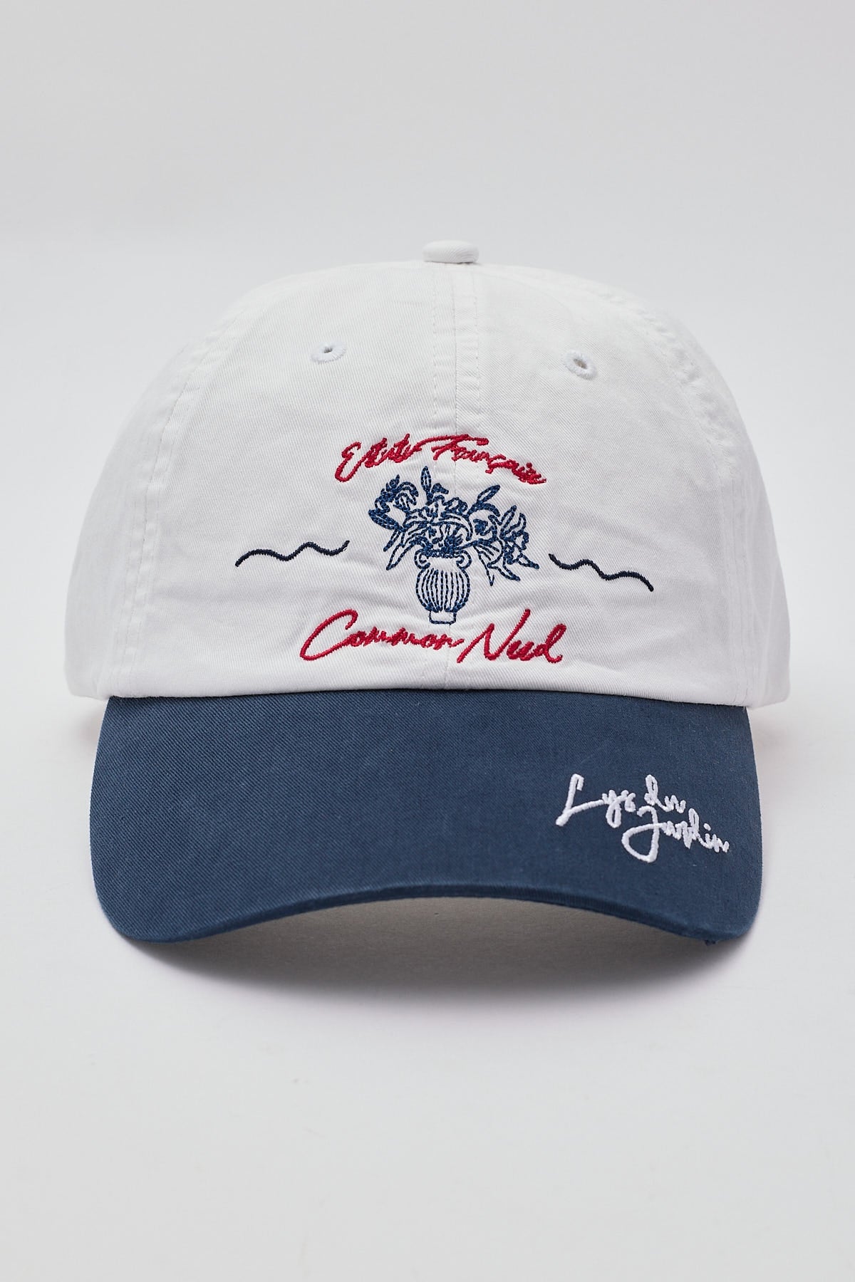 Common Need Estate Dad Cap White/Navy