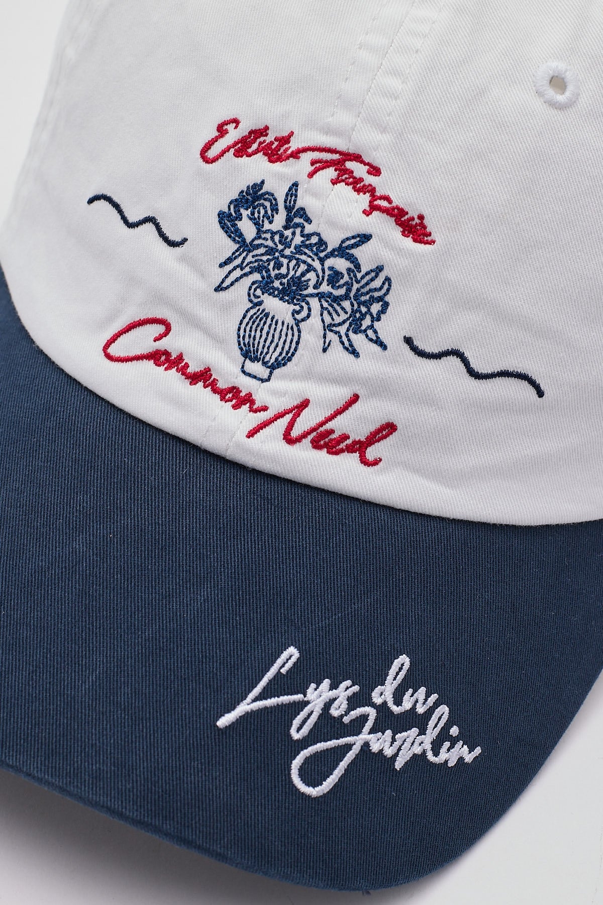 Common Need Estate Dad Cap White/Navy